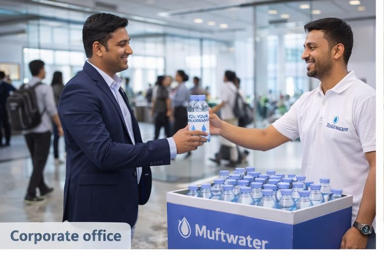 Water distribution at corporate offices