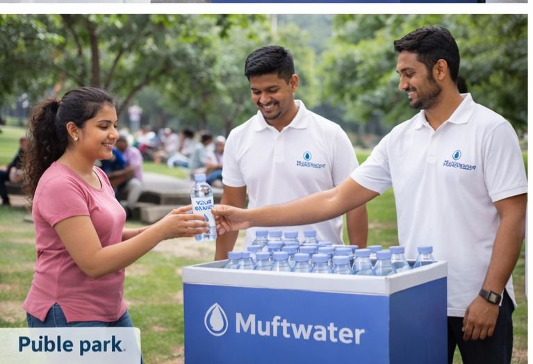 Water distribution in community parks